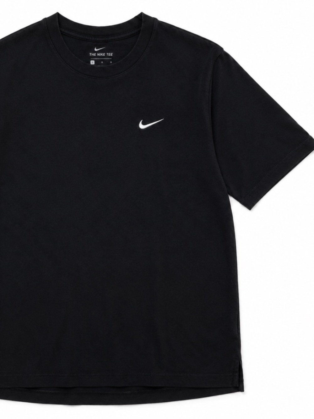 Nike Black Essential Swoosh T-Shirt Size S